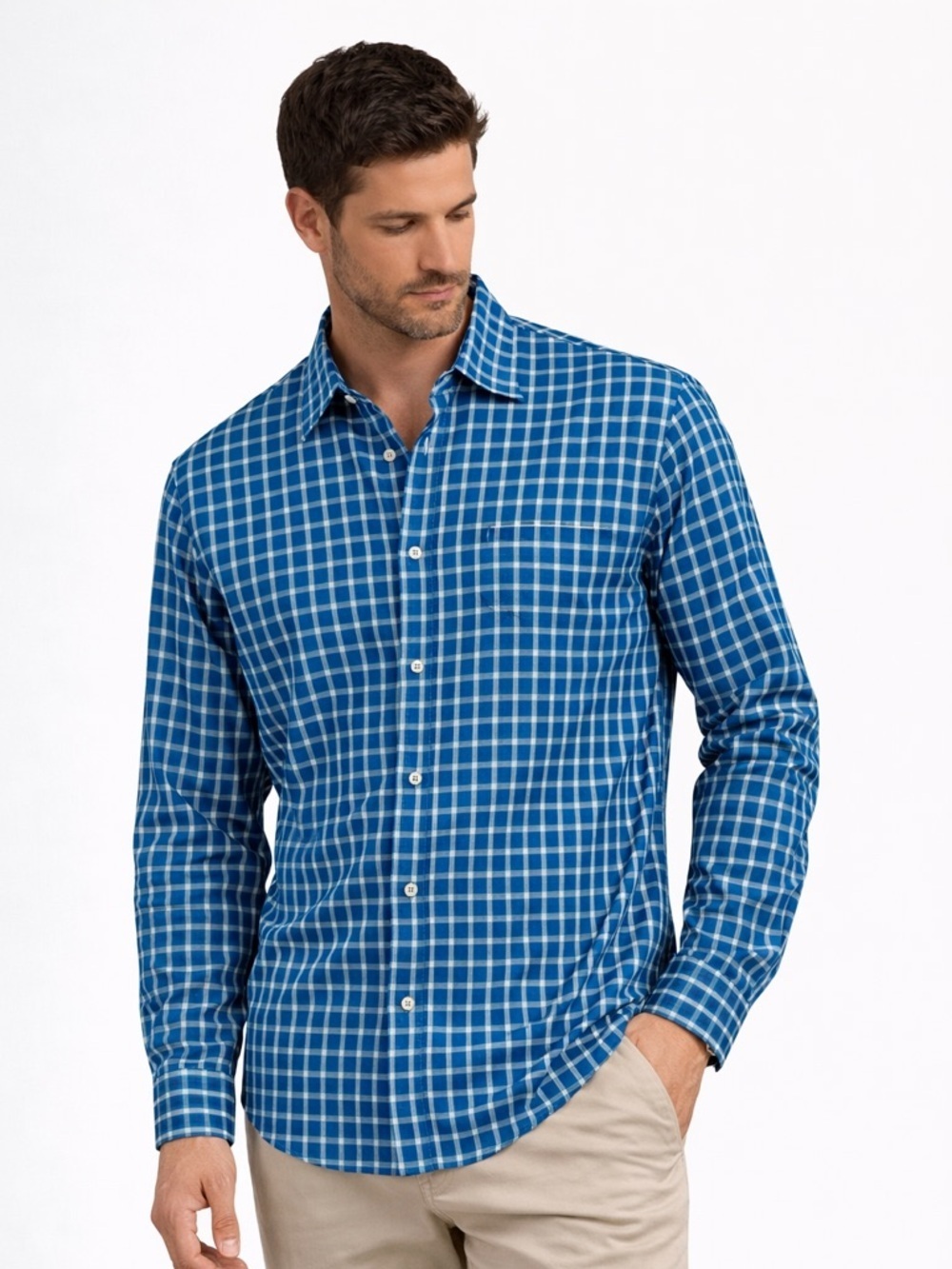 Southern Tide Classic Fit Plaid Button Down Long Sleeve Shirt Size XL